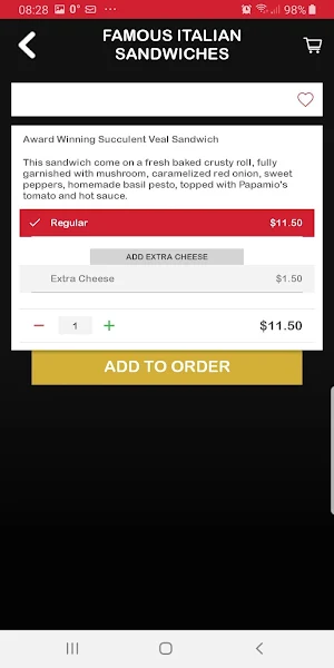 Papamio's Toronto Screenshot 3
