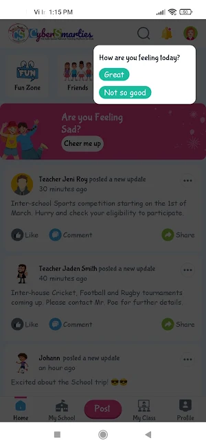 Cybersmarties Students Screenshot 0