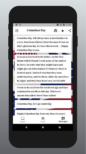 Columbus Day Greetings Screenshot 2