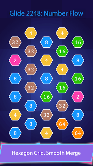 Glide 2248:Number Flow Merge Screenshot 1