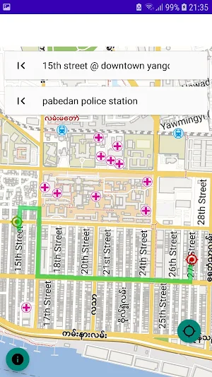 Myanmar Offline Map Screenshot 1