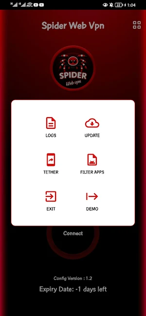 Spider Web Vpn Screenshot 1
