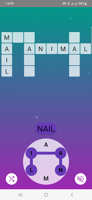 Word Swipe - Fill Crossword Screenshot 1