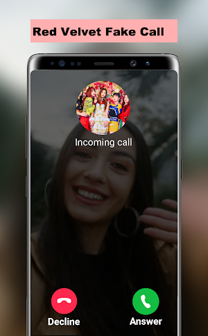 Redvelvet Fake Call Screenshot 2