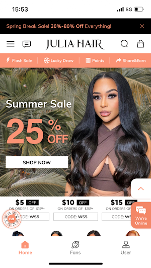 Julia Hair Screenshot 0