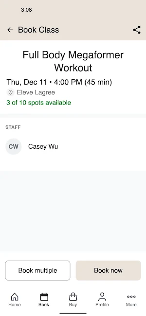ELEVE Lagree Screenshot 2