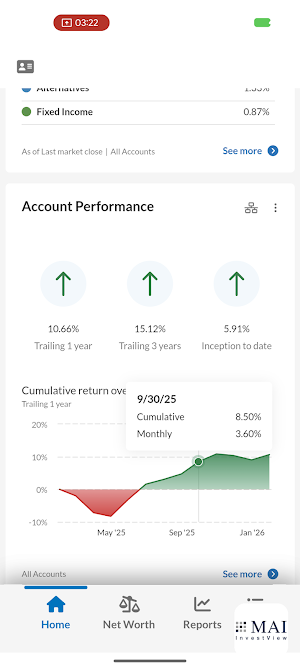 MAI InvestView Screenshot 1