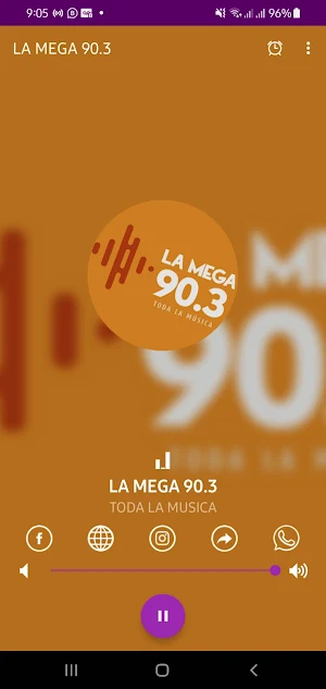 LA MEGA 90.3 TODA LA MÚSICA Screenshot 1