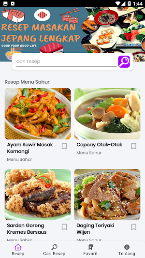 Resep Menu Sahur Screenshot 2