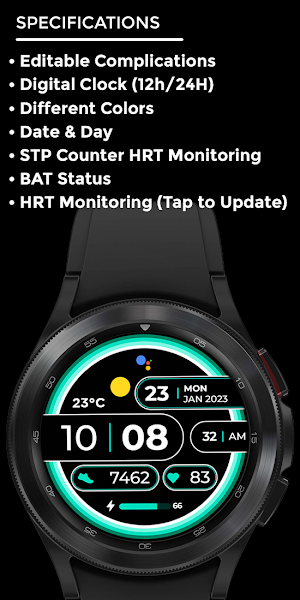 Night 21 - watch face Screenshot 3