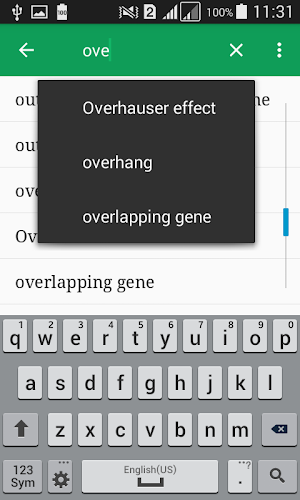 Biochemistry Dictionary Offlin Screenshot 1