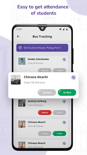 Bizzbrains Bus Tracking Screenshot 2