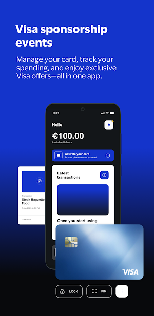 Visa Sponsorship Events App Screenshot 0