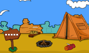 Caveman Rescue From Desert Screenshot 0