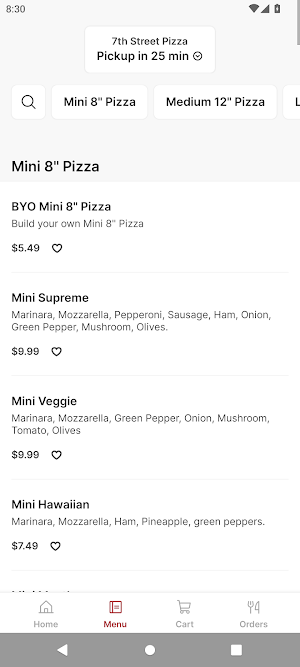 7th Street Pizza Screenshot 1