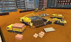 Supermarket Construction Games:Crane operator Screenshot 3