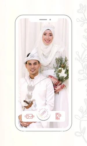 Couple Hijab Wedding Frames Editor Screenshot 1