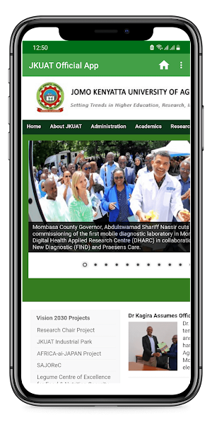 JKUAT Official App Screenshot 2
