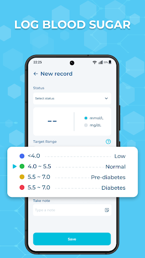 Blood Sugar - Diabetes Diary Screenshot 1