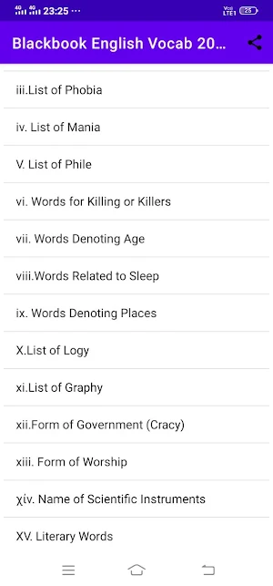 BlackBook English Vocab 2023 screenshot 3