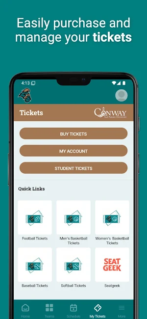 Coastal Carolina Chanticleers Screenshot 2