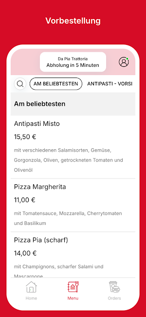 Da Pia Trattoria Screenshot 1