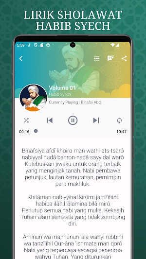 Sholawat Hadroh Habib Syech Screenshot 1