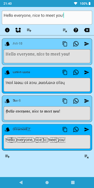 Stylish Text Converter Screenshot 0