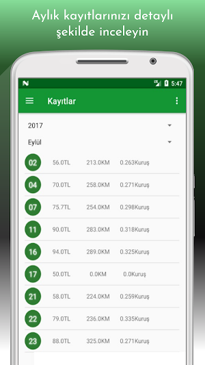 Yakıt Günlüğüm Screenshot 0
