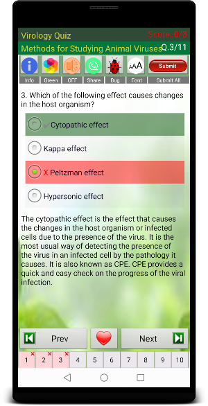 Virology Quiz Screenshot 3