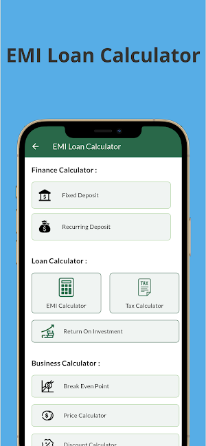 EMI Loan Calculator Screenshot 0