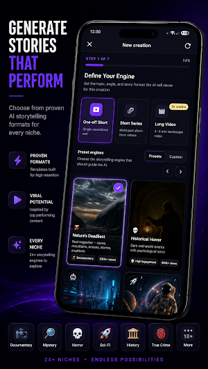 ReelsLab: AI Faceless Videos Screenshot 1