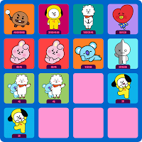 BTS 2048 BT21 Game