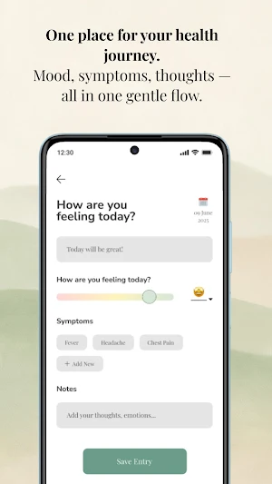 Calmly: Easing Health Fears Screenshot 1