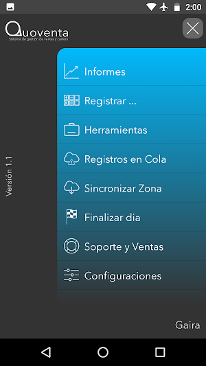 Quoventa - Gestión de ventas y cartera Screenshot 2