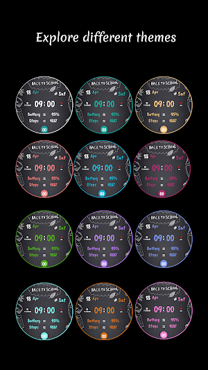 BlackBoard _ WatchFace Screenshot 1