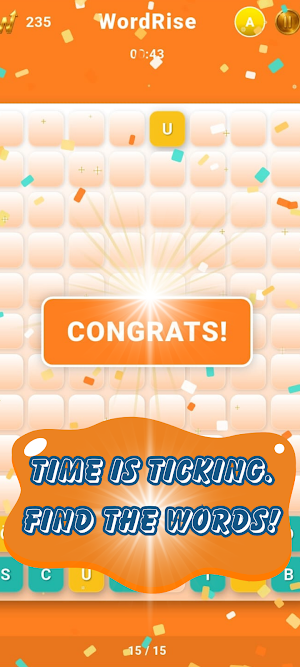 WordRise :Word Puzzle Blocks Screenshot 1