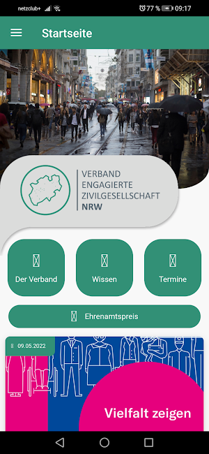 VEZ in NRW e.V. Screenshot 1