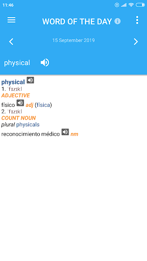 Collins English<>Spanish Dictionary Screenshot 3