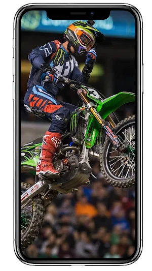Dirt Race Motocross Wallpaper Screenshot 2