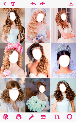 Wedding Hairstyles on photo Screenshot 1
