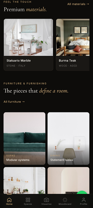 AMICHA — Luxury Interiors Screenshot 3