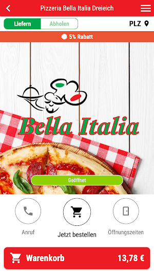 Bella Italia Dreieich Screenshot 0