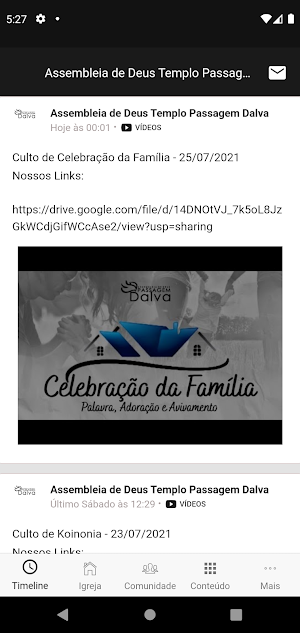 Assembléia de Deus Templo Passagem Dalva Screenshot 1
