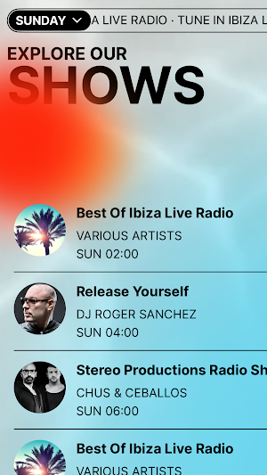 IBIZA LIVE RADIO Screenshot 1