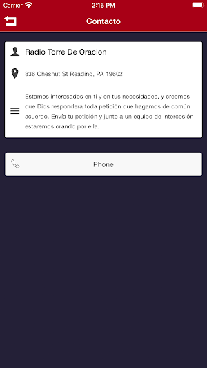 Radio Torre De Oracion Screenshot 1