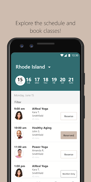 Phoenix Rising Yoga & Wellness Screenshot 2