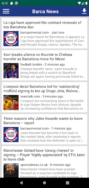 Barcelona Latest News 24/7 Screenshot 0