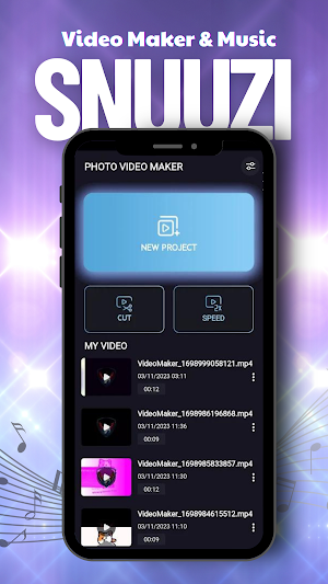 Snuuzi - Video Maker & Music Screenshot 0