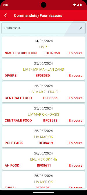 SDA Livraison Screenshot 1